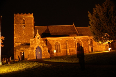 John's Church at night