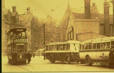 Bradford New inn and Trams