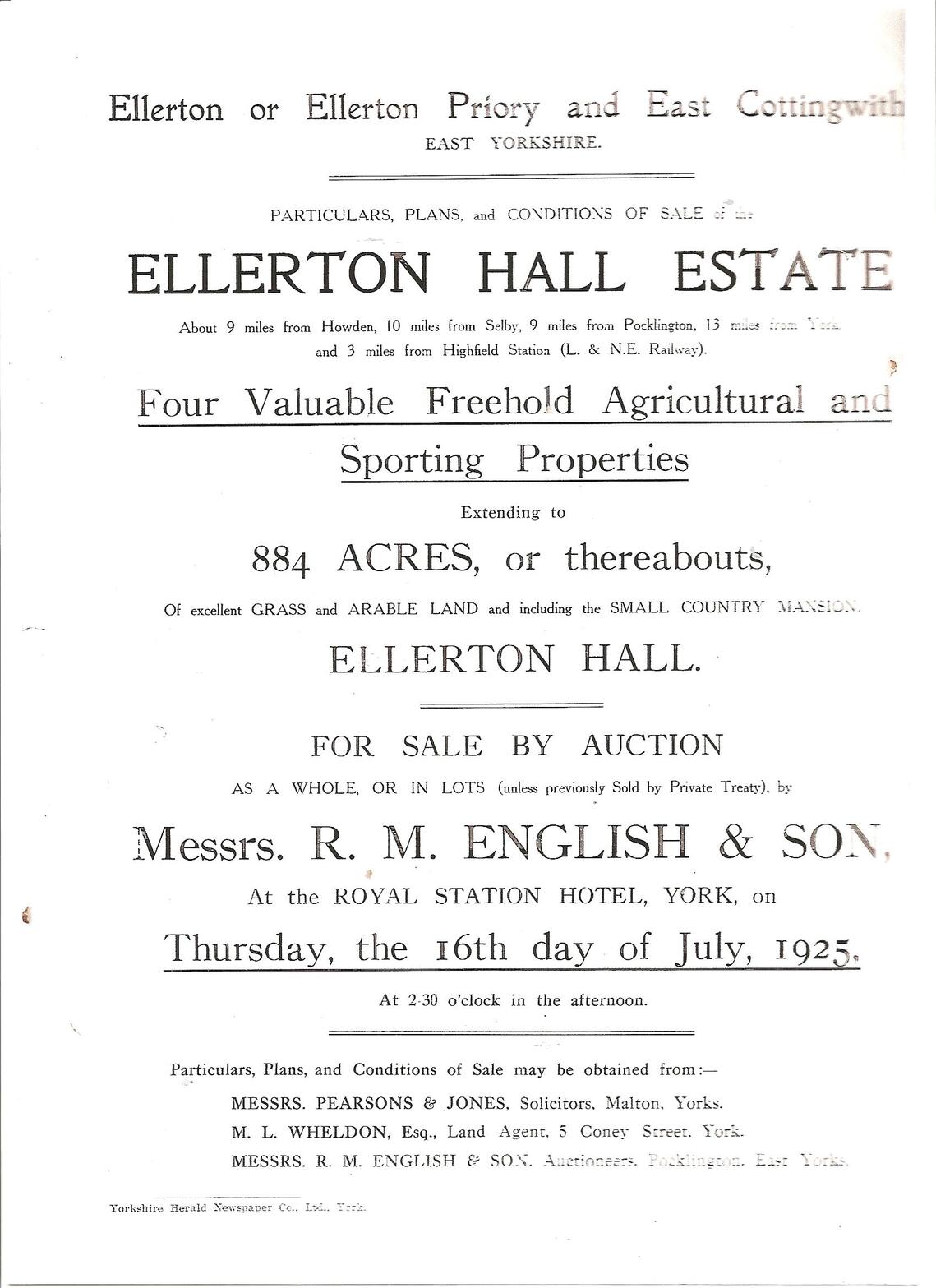 Ellerton Hall Estate