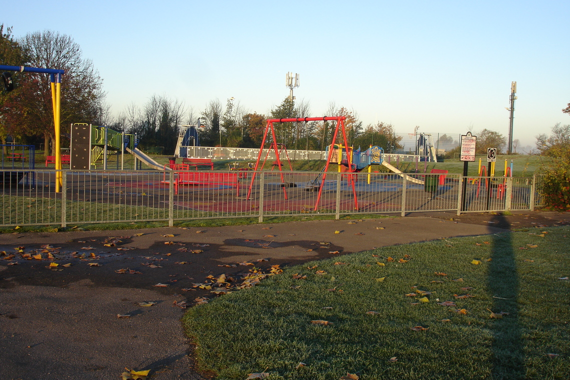 Hatherop Play Area Autumn 2006