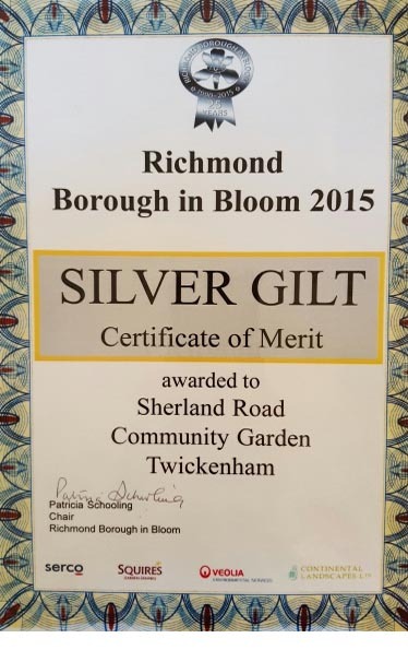 Silver Gilt Award 2015