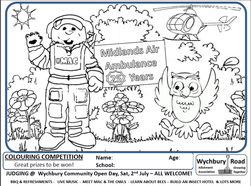 Air Ambulance Colouring Competition