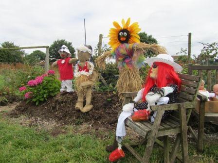 Open Day 2014 scarecrows