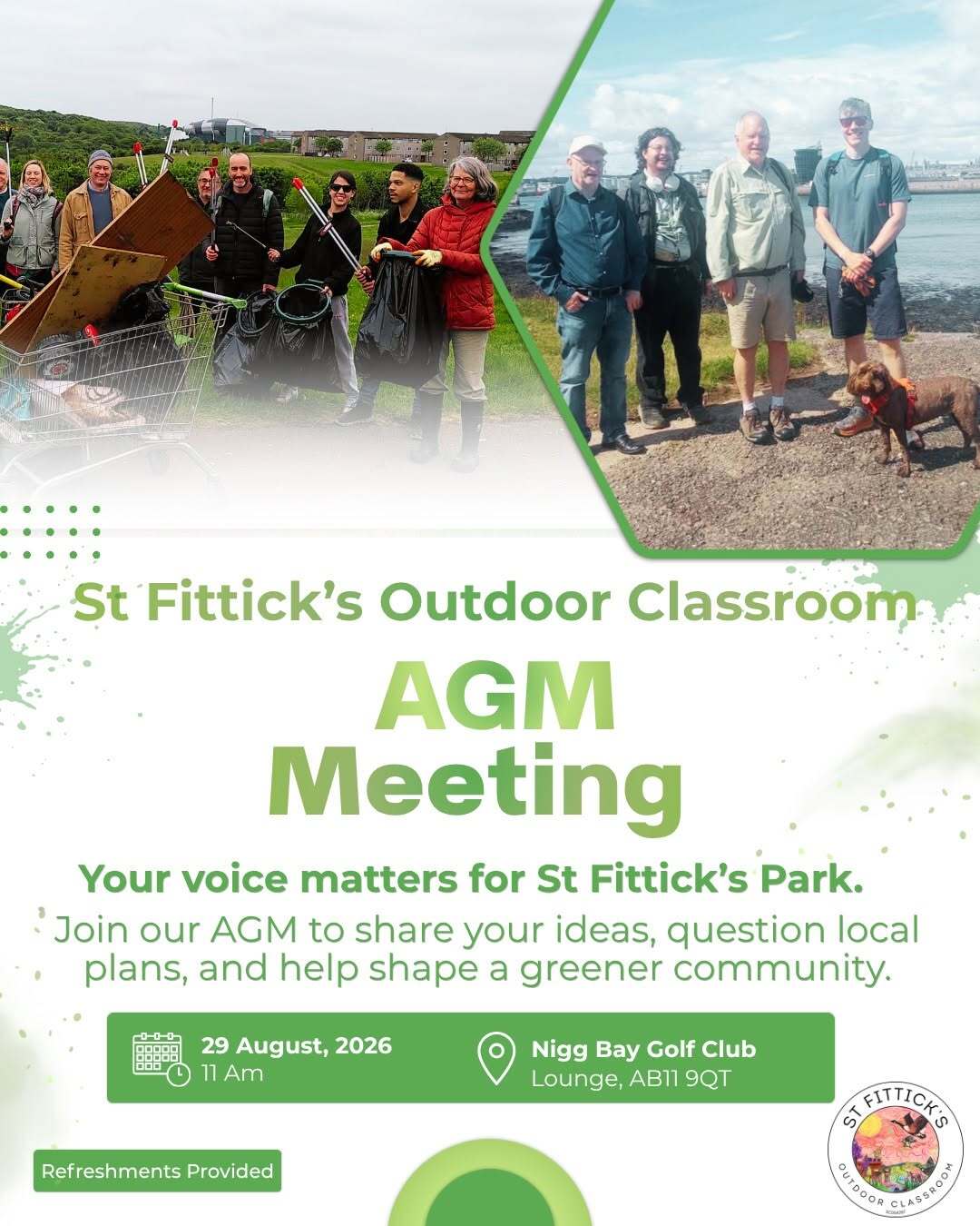 St. Fitticks Outdoor Classroom AGM