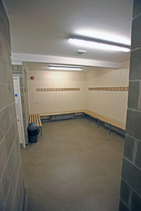 Away team changing room