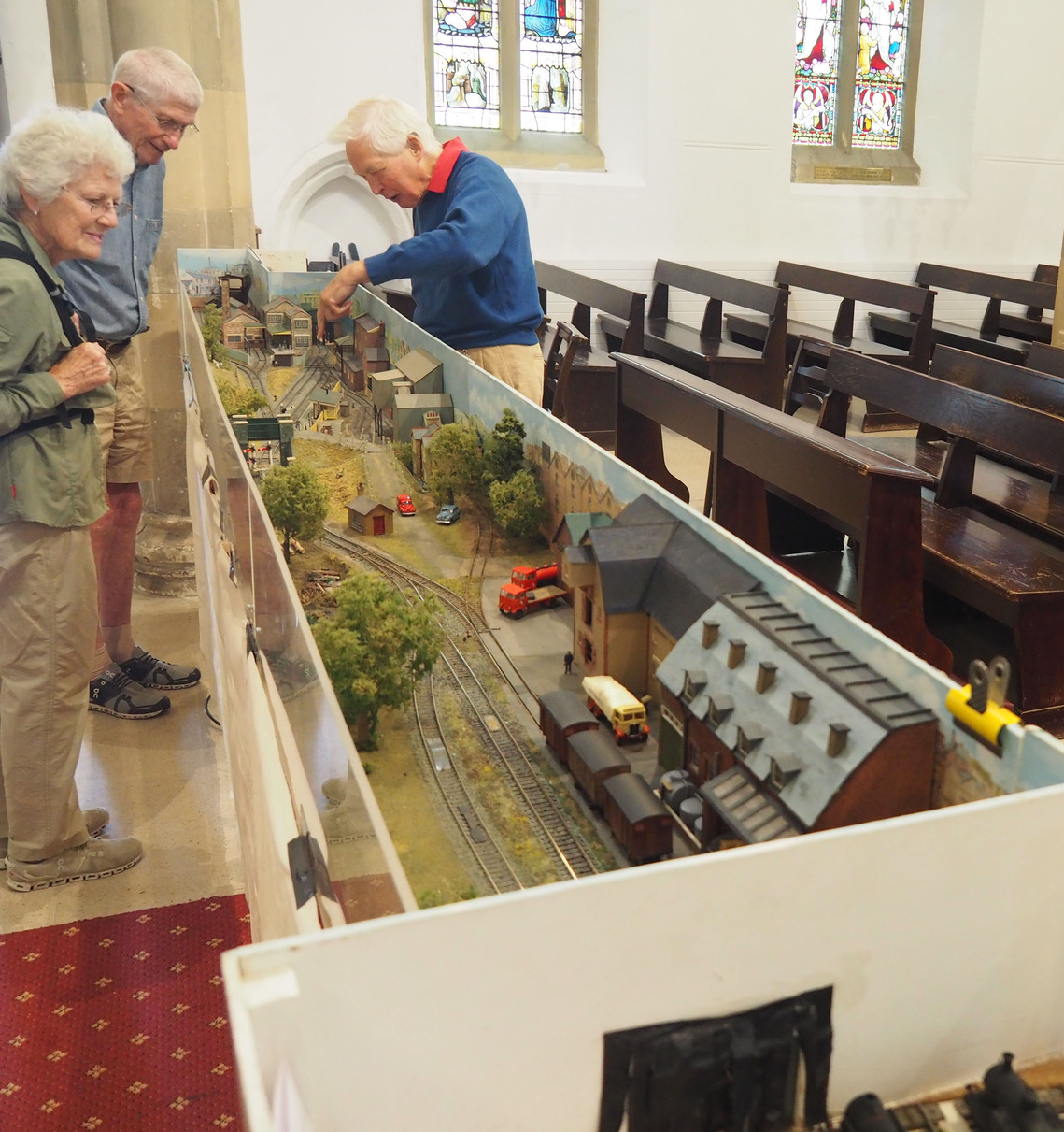A&CMRS layout Quarry Halt at Amersham Heritage Day