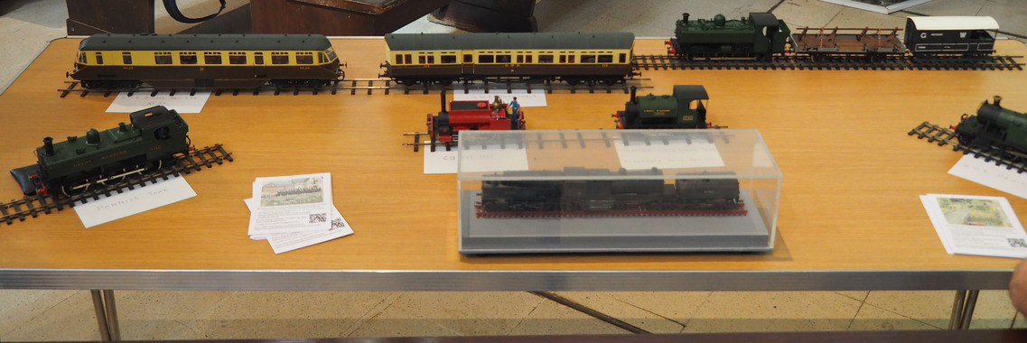 Examples of models constructed from kits by A&CMRS members