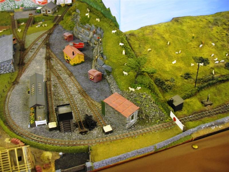 Tallybont 009 layout Amersham and Chorleywood Model Railway Society