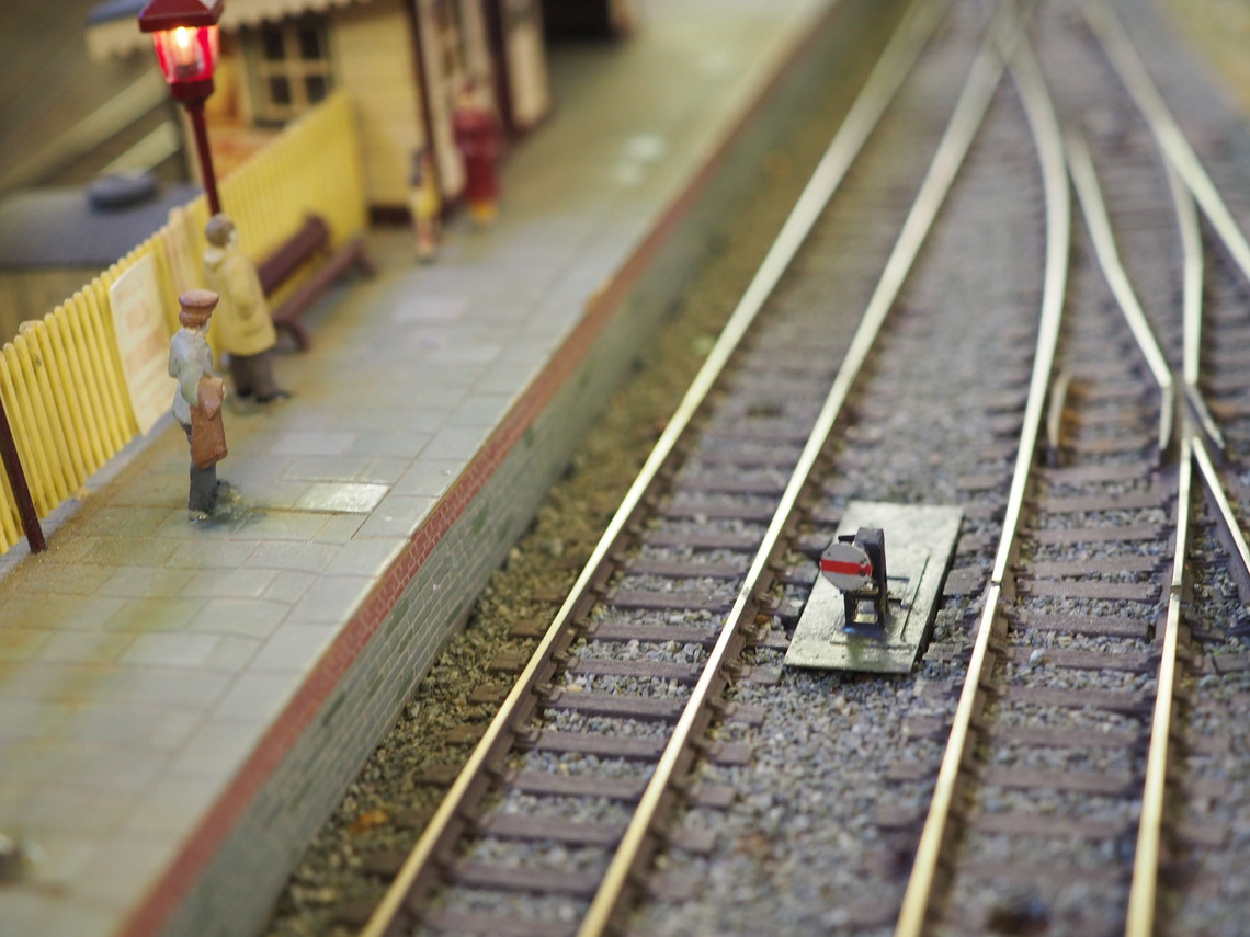 Ground disc signal in place on Quarry Halt Station