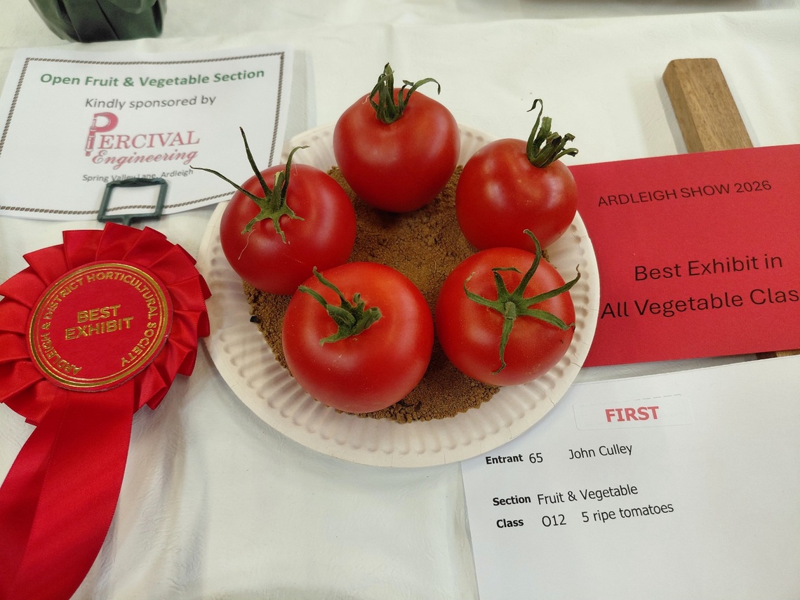 Best vegetable exhibit 2026