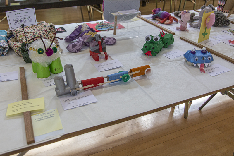 Model made from recycled material 5-8 years