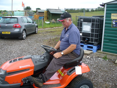 Harry on the new Tractor