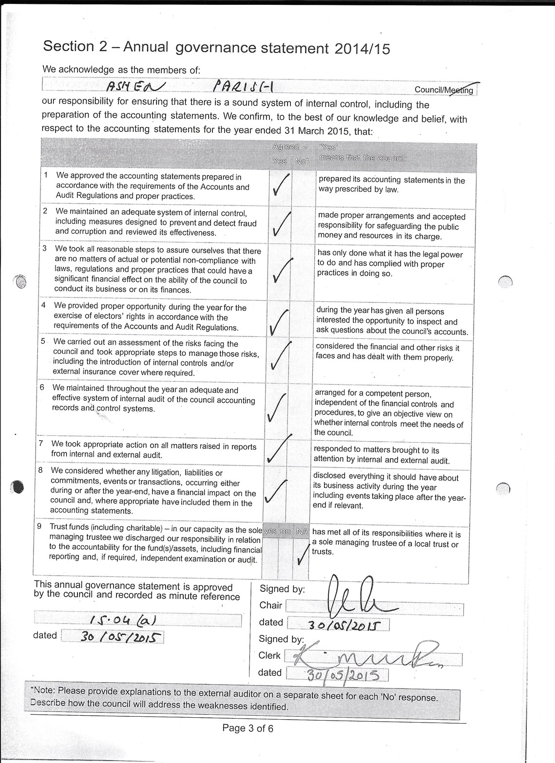 Governance Statement