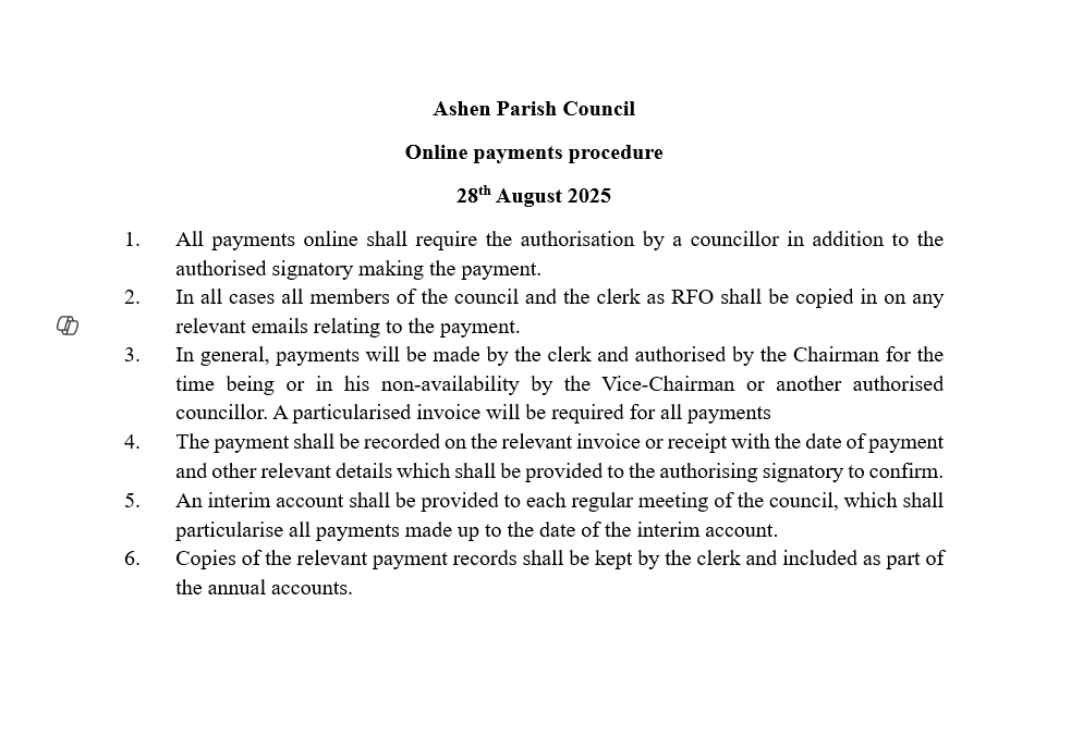 Online banking policy 2025