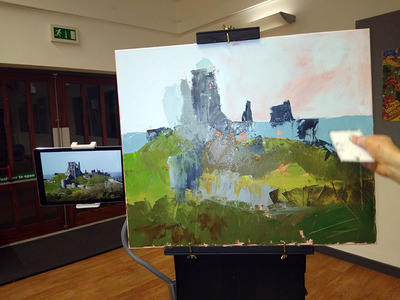 Rodney Kinston – Landscape in oils demo – 4th March