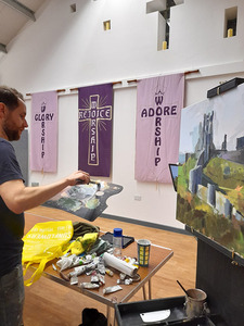 Rodney Kinston – Landscape in oils demo – 4th March