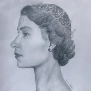 HM Queen portrait evening 20.05.2022