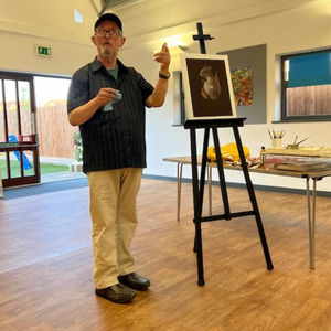 May – Edwin Cripps will be giving a demonstration with acrylics.