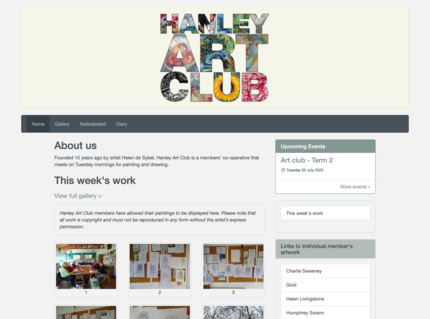 Hanley Art Club screenshot