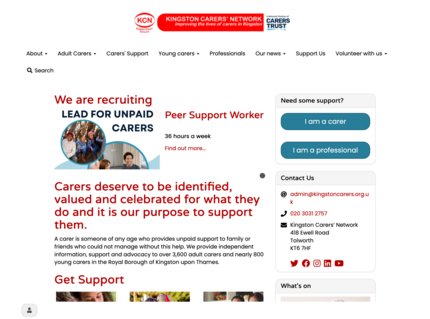Kingston Carers Network screenshot
