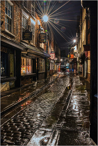 10 The Shambles on a rainy night