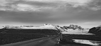 Winter Glacier Road