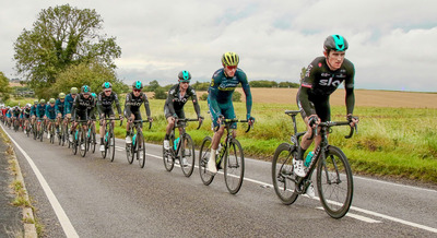 SKY leads the peloton