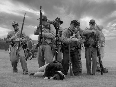 In the smoke of battle