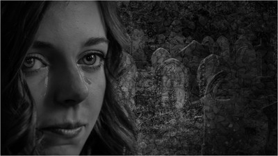 Tear drops fall on the darkest days, George Fiddler