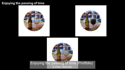 Enjoying the passing of time 