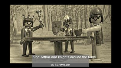 King Arthur and knights around the table_Peter Webster