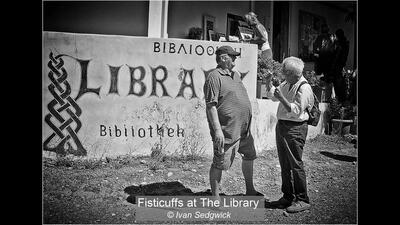 Fisticuffs at The Library