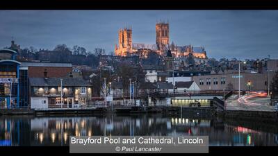 Brayford Pool and Cathedral, Lincoln