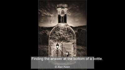 14_Finding the answer at the bottom of a bottle._Alan Keen
