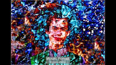 Mosaic Portrait Gerry Kemp 18 points
