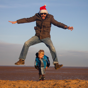 High Flying fun on the beach!