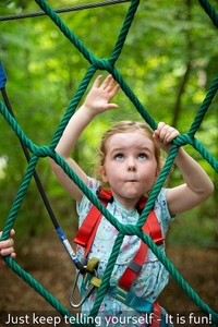 Doesn’t look fun, a smile on the girl face would have helped.