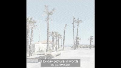 Holiday picture in words