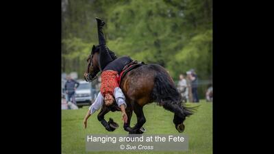 Hanging around at the Fete