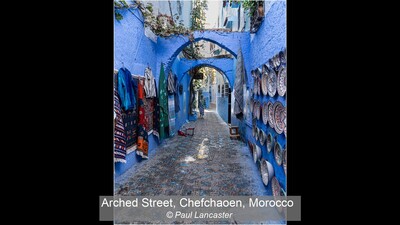 Arched Street, Chefchaoen, Morocco