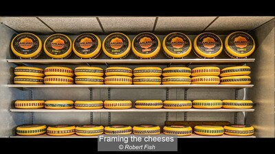 Framing the cheeses