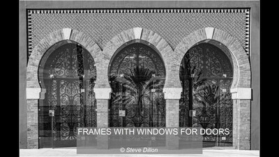 FRAMES WITH WINDOWS FOR DOORS