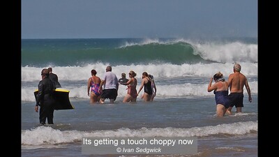 Its getting a touch choppy now