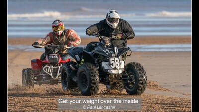 Get your weight over the inside