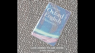Look closely it's just words