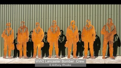 WW2 Lancaster Bomber  Crew