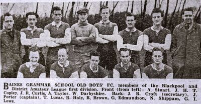 1952/53 season BS Old Boys football team