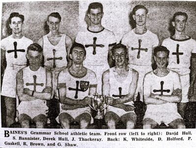 1950/51 BGS athletics team