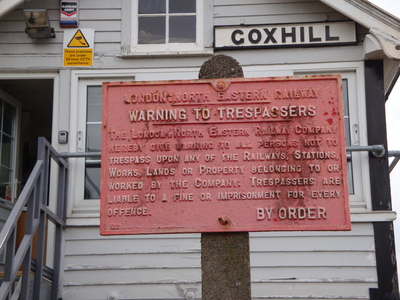 LNER sign at Goxhill