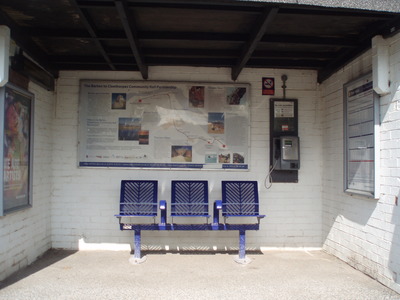 Shelter on Grimsby-bound platform